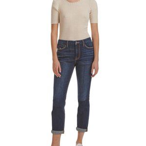 NWT JEN7 BY 7 FOR ALL MANKIND SLIM‎ BOYFRIEND JEANS DARK VINTAGE 00